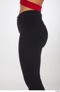 Zuzu Sweet black trousers buttock casual dressed thigh 0001.jpg